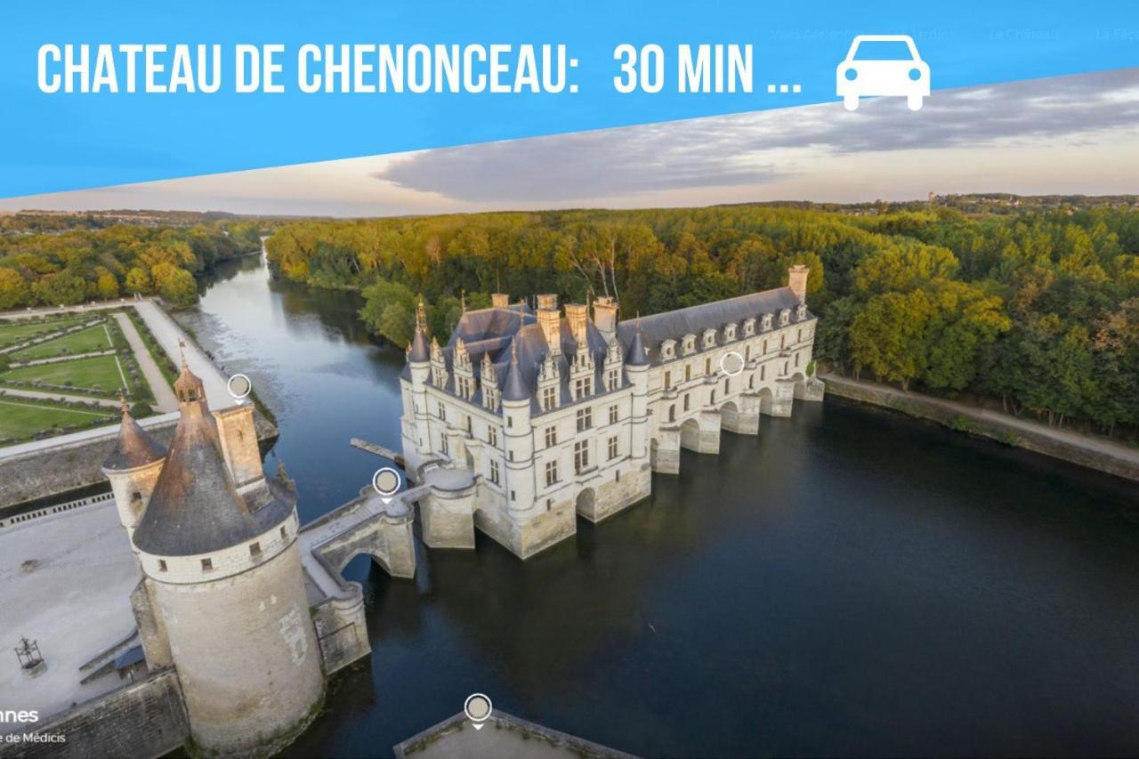 Vila Caporizon-Le Coffre Fort-Le Clos De Chambord Saint-Claude-de-Diray Exteriér fotografie