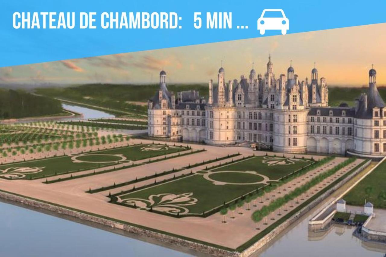 Vila Caporizon-Le Coffre Fort-Le Clos De Chambord Saint-Claude-de-Diray Exteriér fotografie